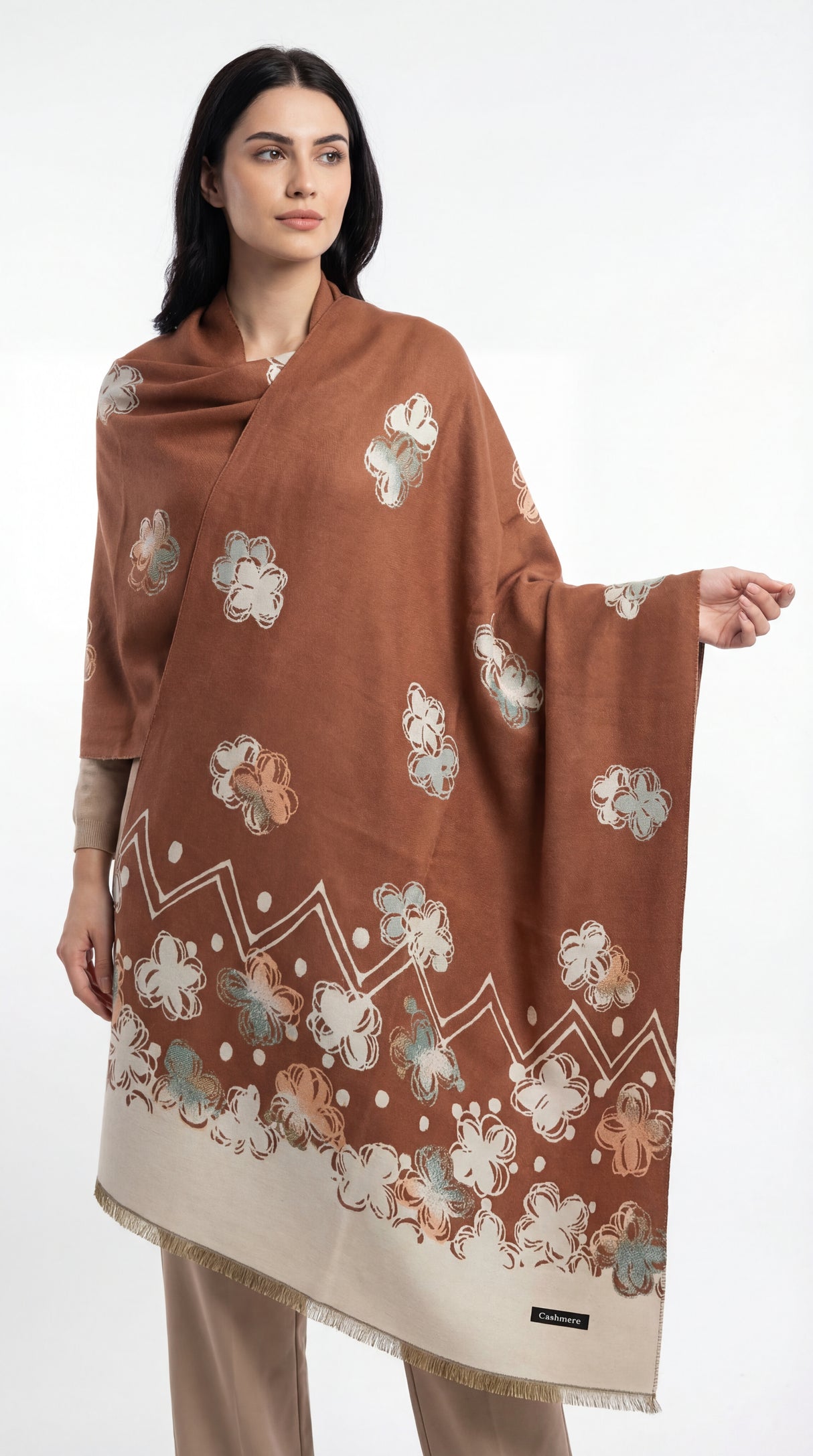 Aafreen™ Cashmere Shawl - Mubaraka Hijab