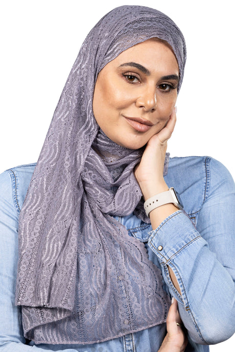 Classic-Lace-Hijab Mubaraka Hijab