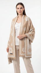 Celeste Floral™ Cashmere Shawl - Mubaraka Hijab