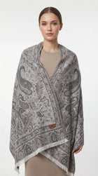 ZARIA™ Pastel Paisley Shawl Mubaraka Hijab