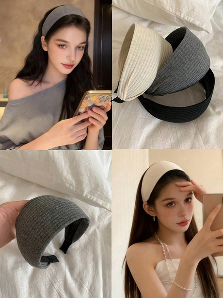 Aura Ribbed Hairband Mubaraka Hijab