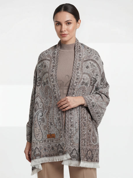 AYLA™ Sky Paisley Shawl Mubaraka Hijab