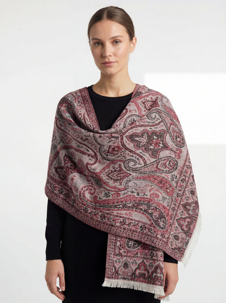 AYLA™ Sky Paisley Shawl Mubaraka Hijab