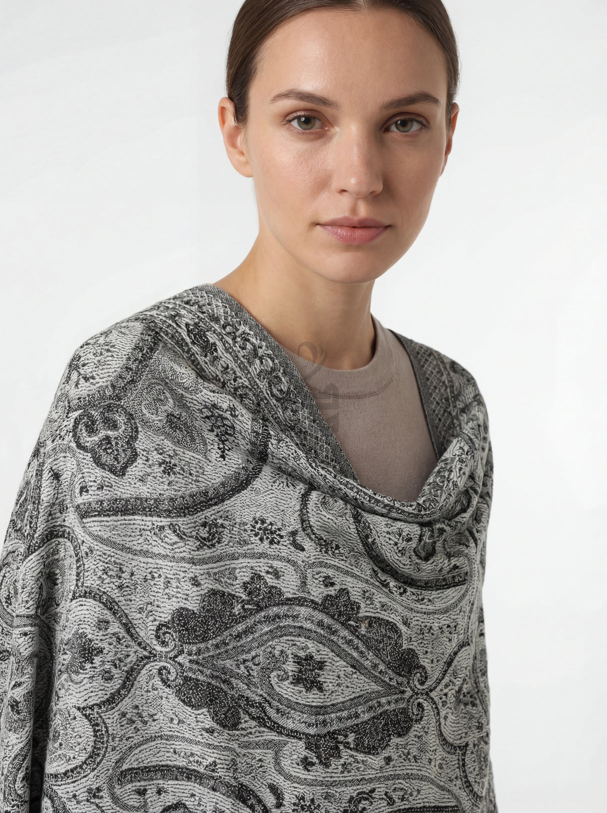 AYLA™ Sky Paisley Shawl Mubaraka Hijab