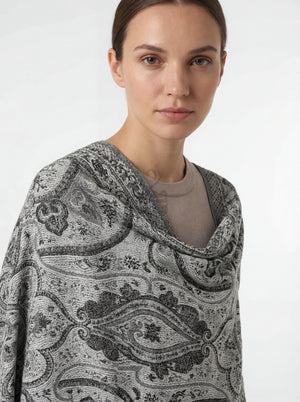 AYLA™ Sky Paisley Shawl Mubaraka Hijab