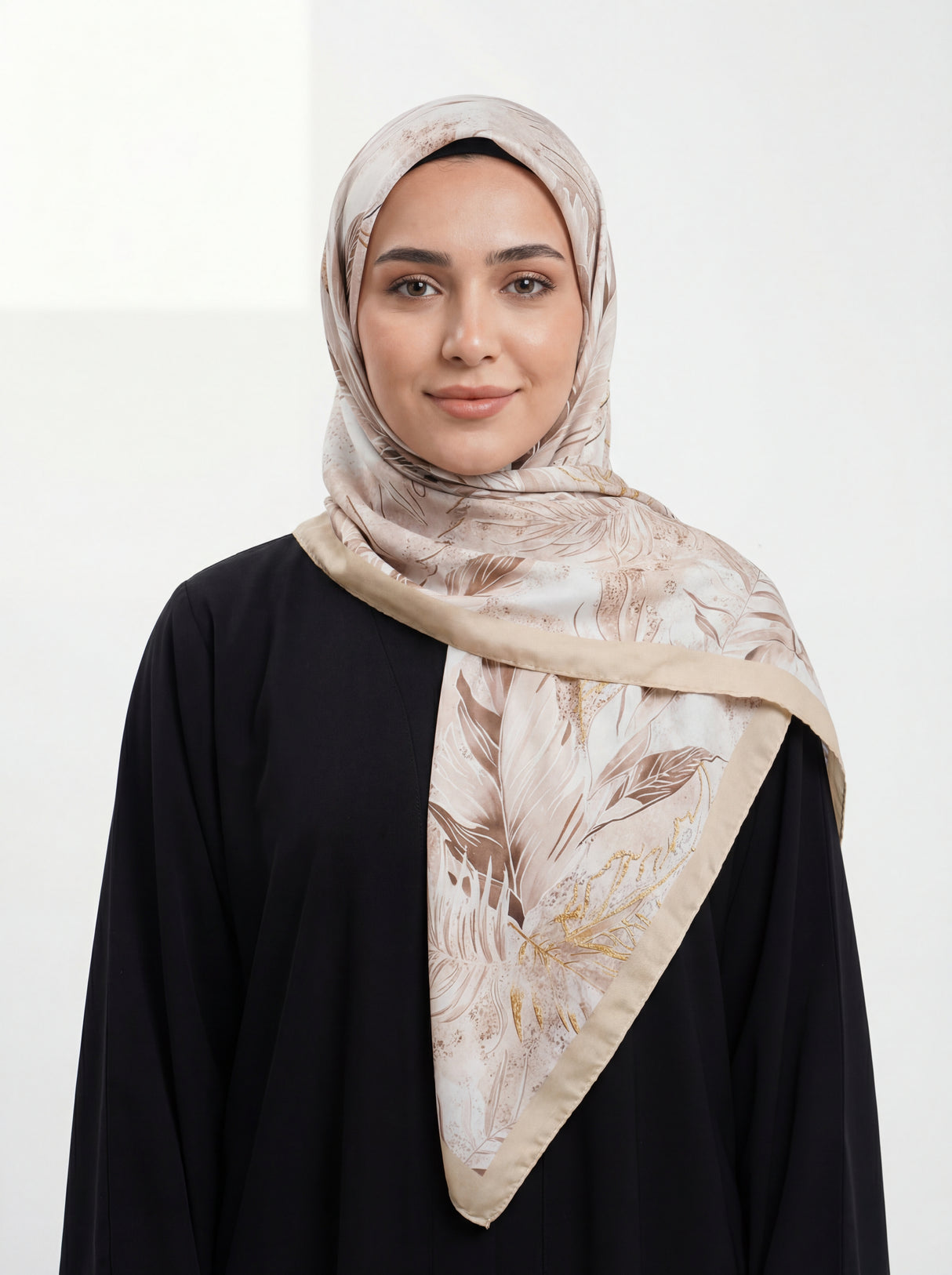 Samaa Bloom Satin Scarf Mubaraka Hijab