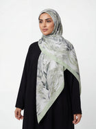 Samaa Bloom Satin Scarf Mubaraka Hijab