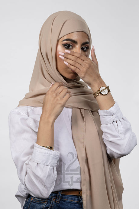 Chiffon Korea Plain Mubaraka Hijab