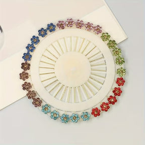 Blossom Crystal Hijab Pins Set Mubaraka Hijab