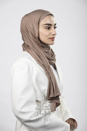 Cotton Makhmmal Mubaraka Hijab