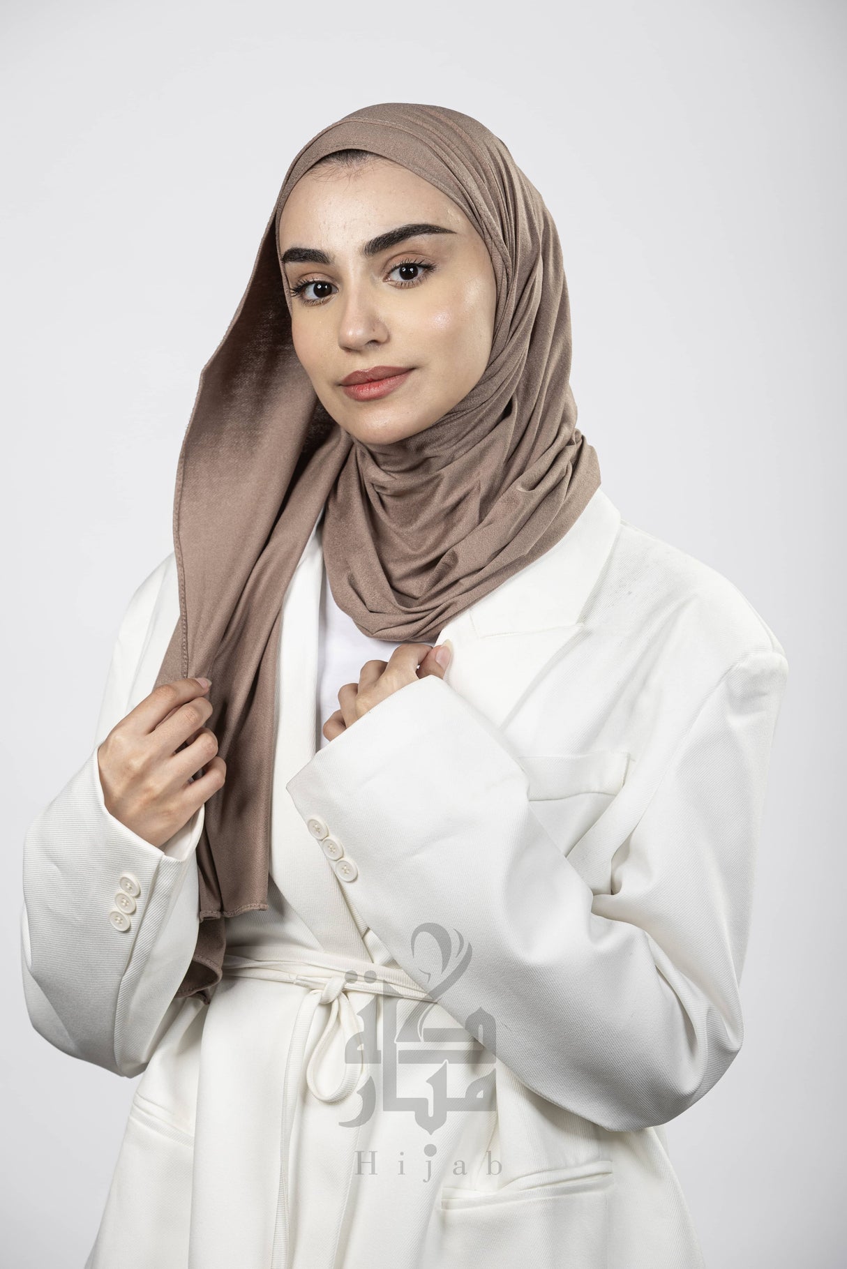 Cotton Makhmmal Mubaraka Hijab