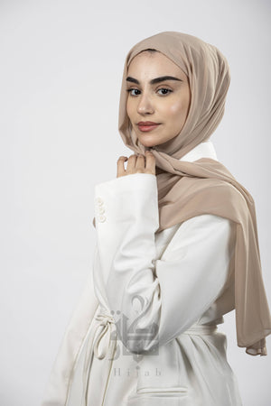 Chiffon Korea Plain Mubaraka Hijab
