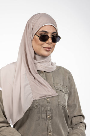 Chiffon Turkey Battan Mubaraka Hijab