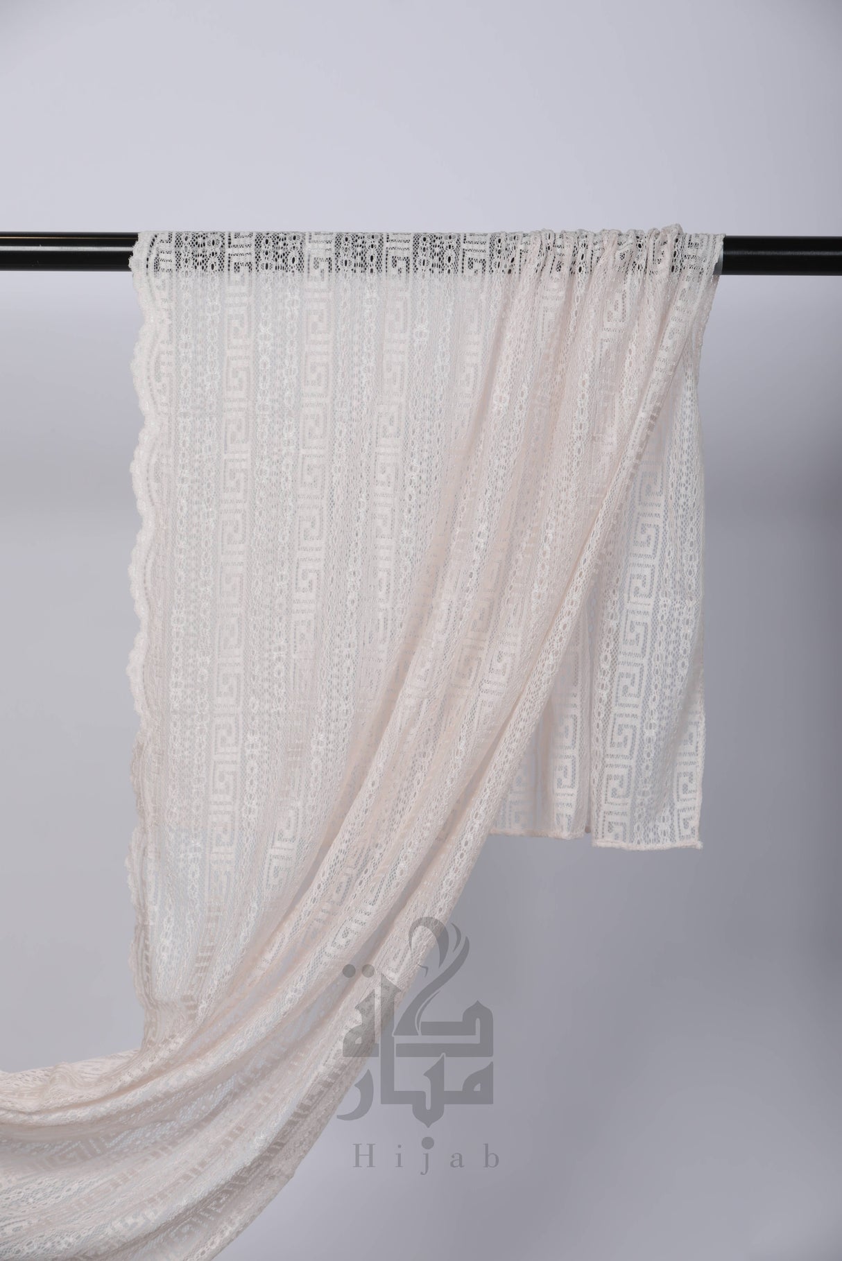 Lace Block Design Hijab Mubaraka Hijab