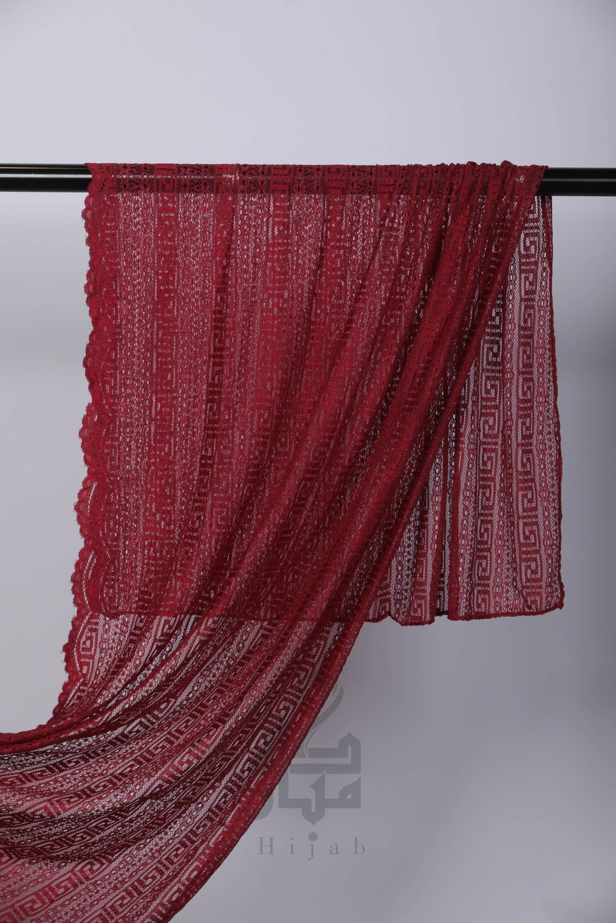 Lace Block Design Hijab Mubaraka Hijab