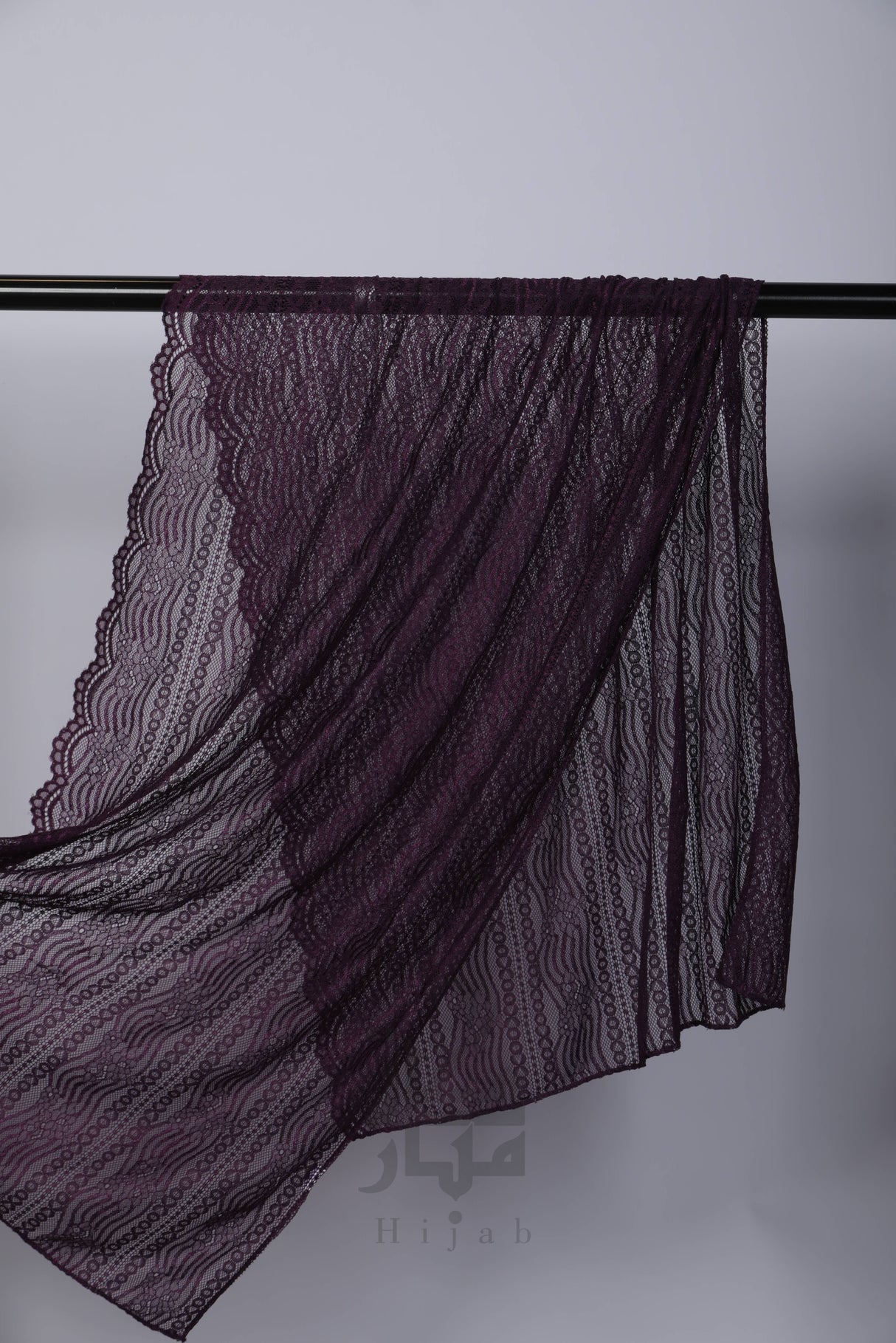 Lace Wave Design Hijab Mubaraka Hijab