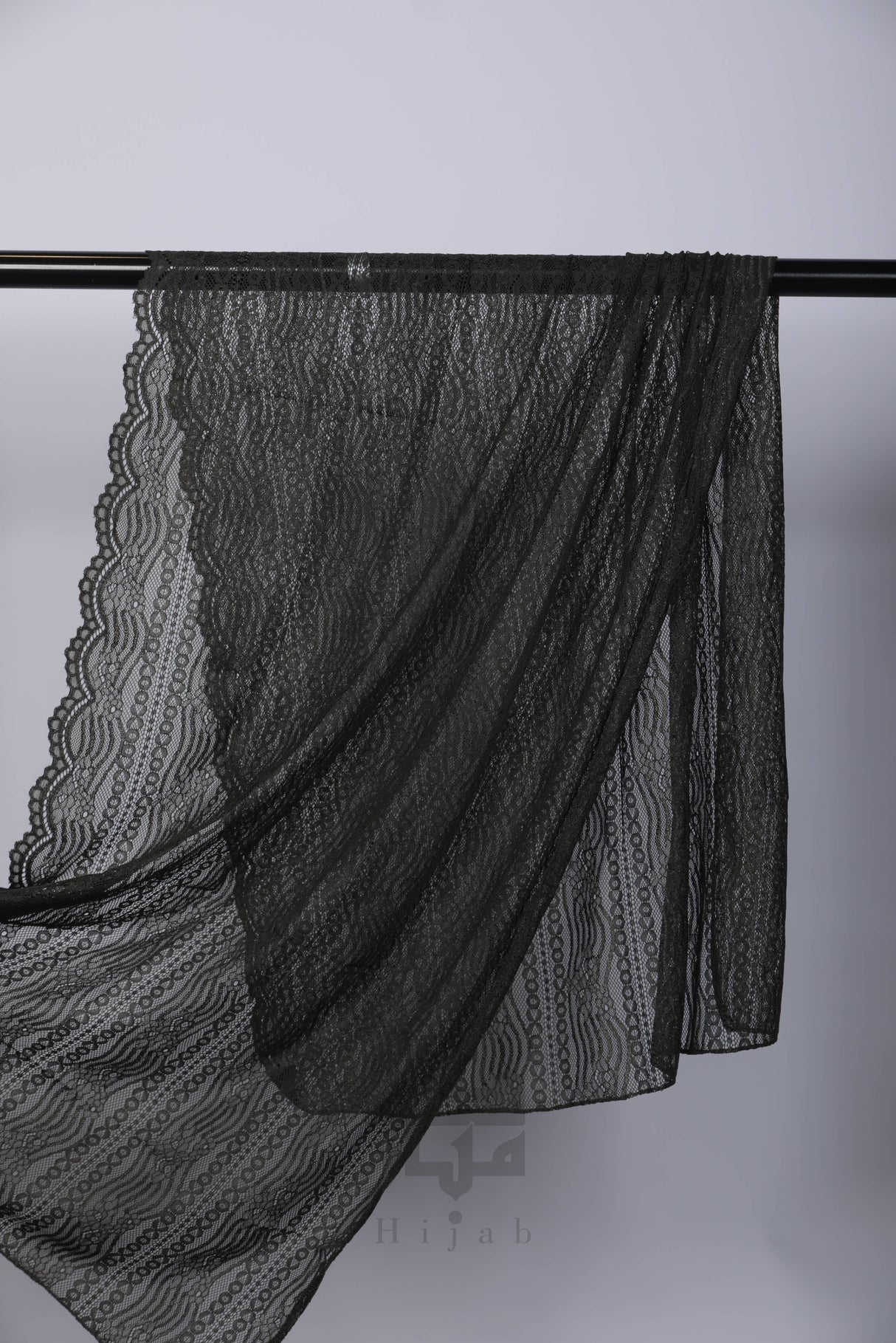 Lace Wave Design Hijab Mubaraka Hijab