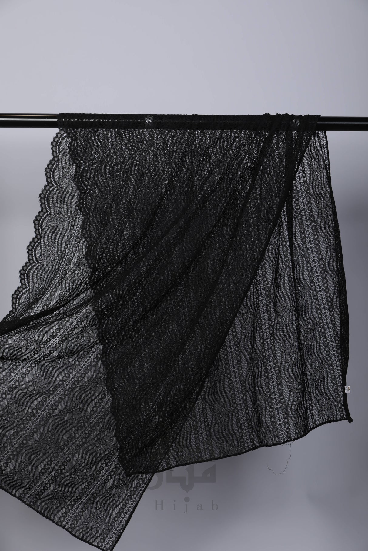 Lace Wave Design Hijab Mubaraka Hijab