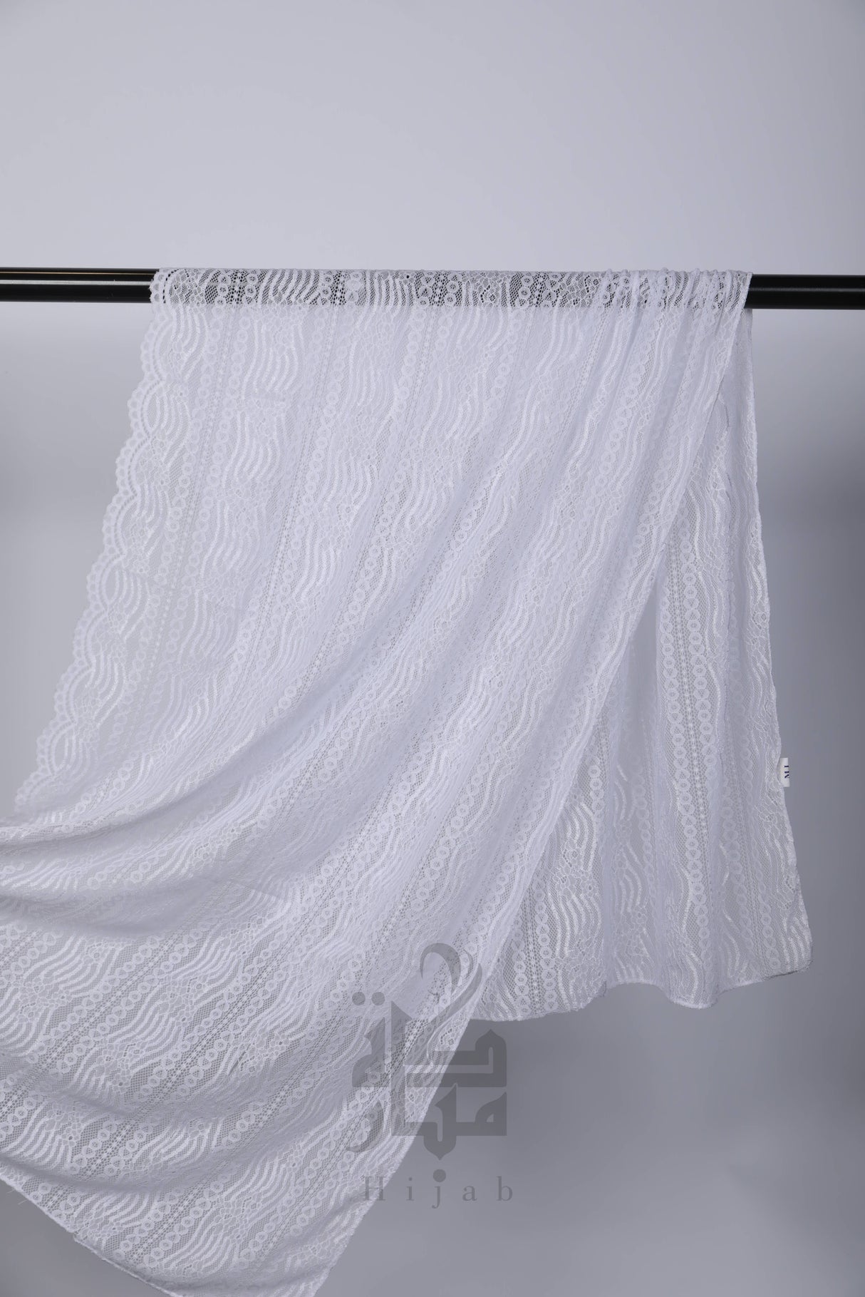 Lace Wave Design Hijab Mubaraka Hijab