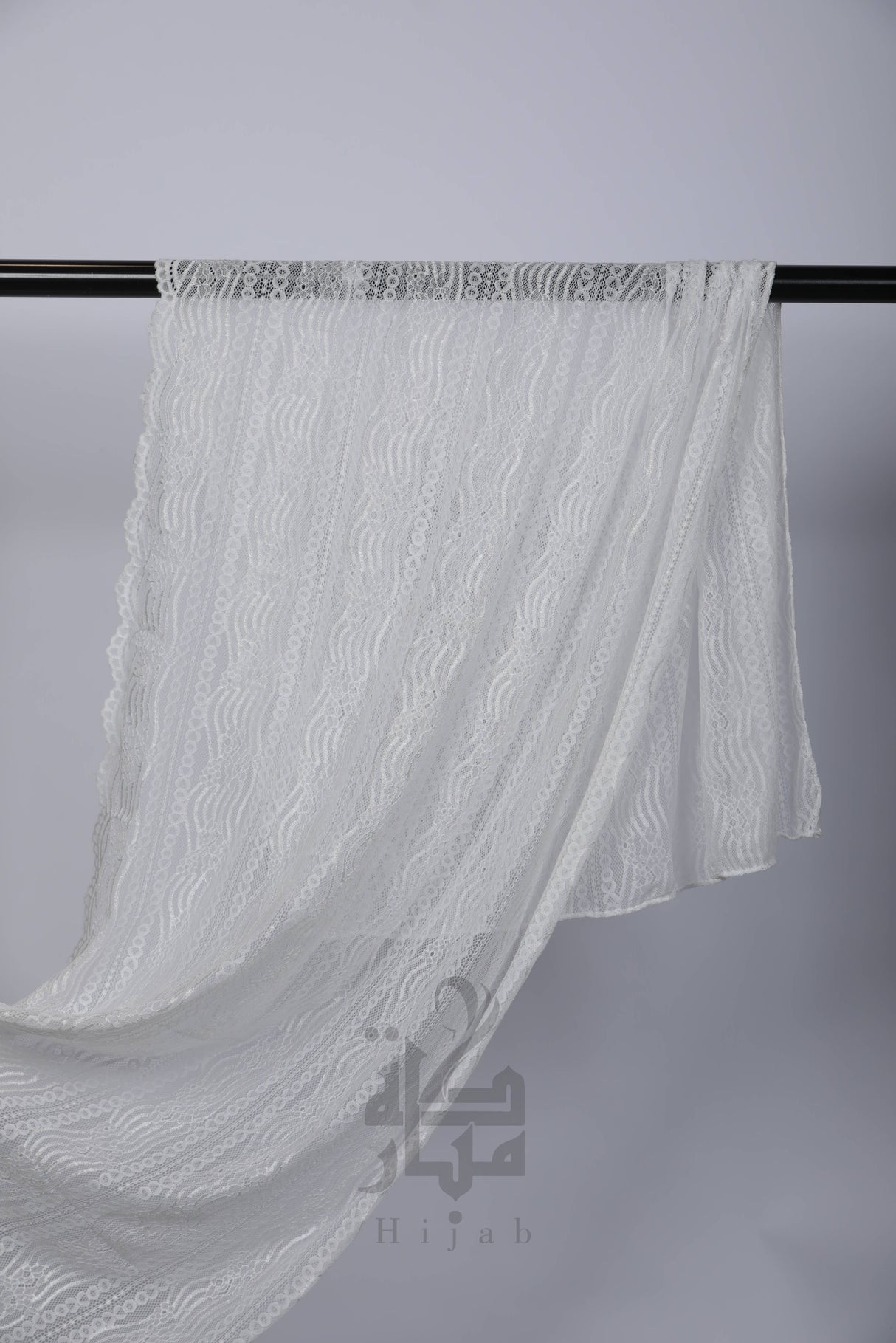 Lace Wave Design Hijab Mubaraka Hijab