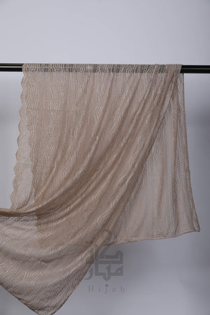 Lace Wave Design Hijab Mubaraka Hijab