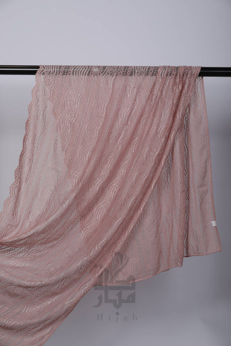 Lace Wave Design Hijab Mubaraka Hijab
