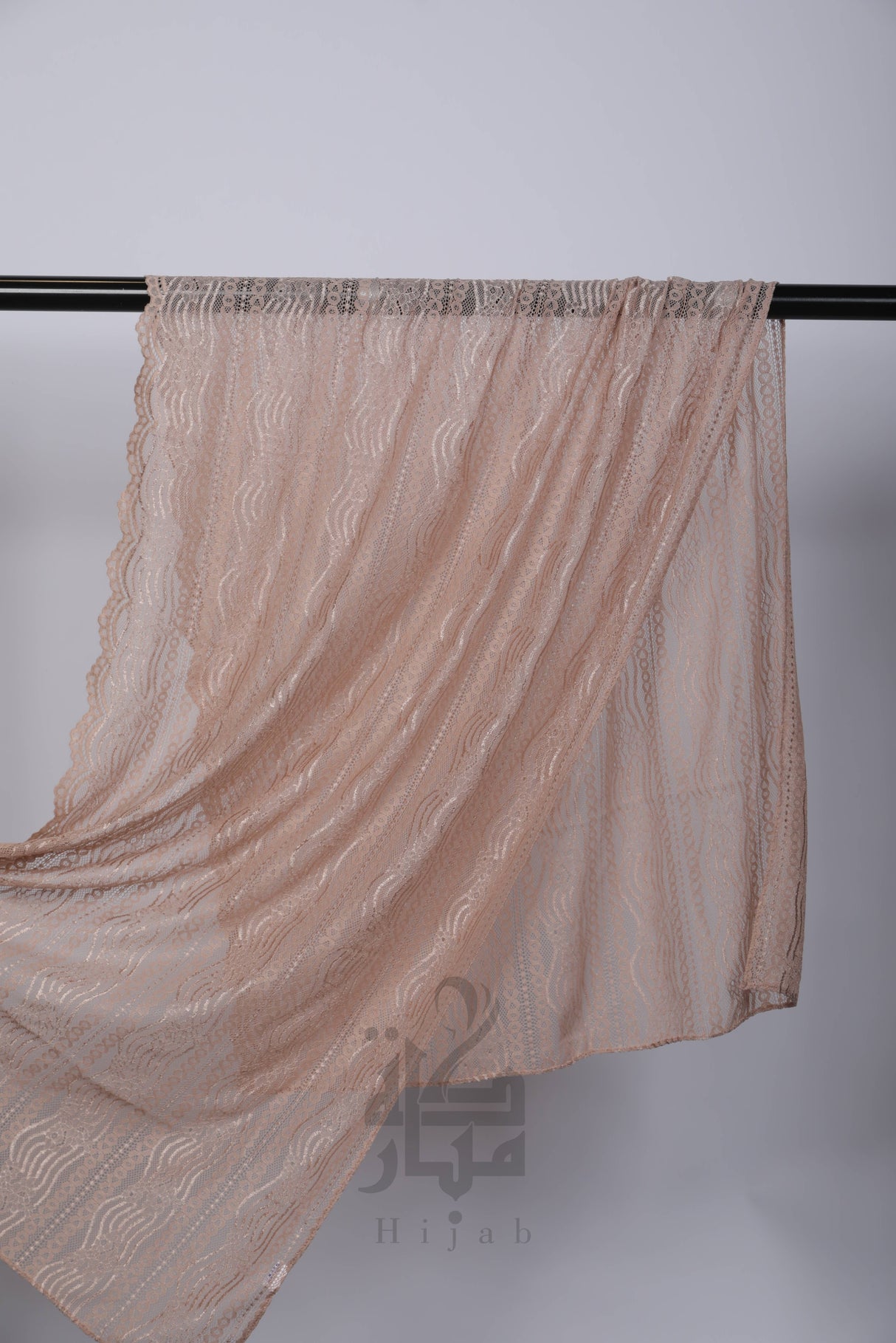 Lace Wave Design Hijab Mubaraka Hijab