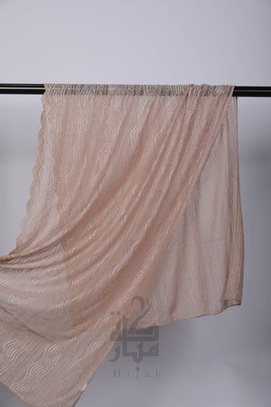 Lace Wave Design Hijab Mubaraka Hijab
