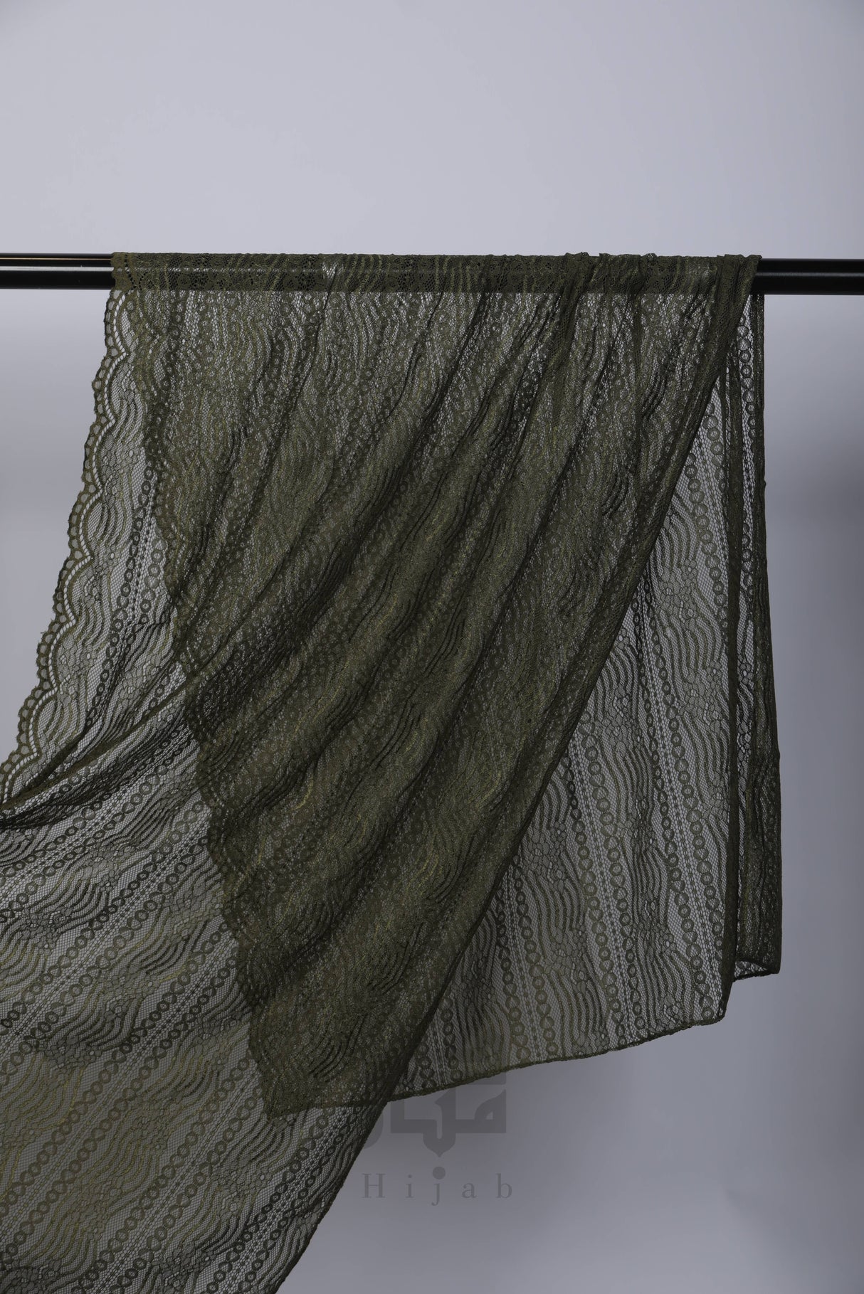 Lace Wave Design Hijab Mubaraka Hijab