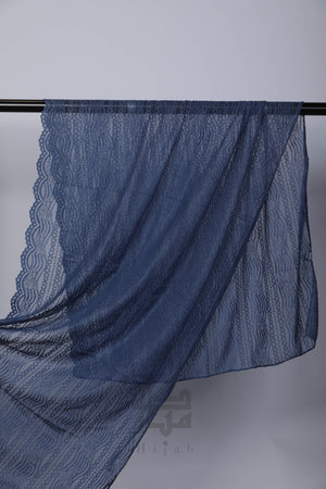 Lace Wave Design Hijab Mubaraka Hijab