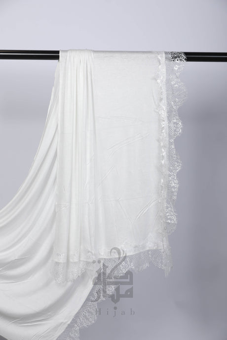Cotton Lace Hijab Mubaraka Hijab