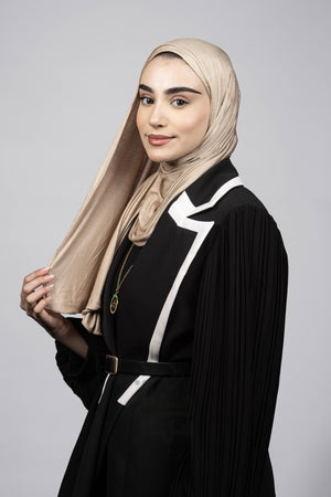 Cotton Jersey Plain Mubaraka Hijab