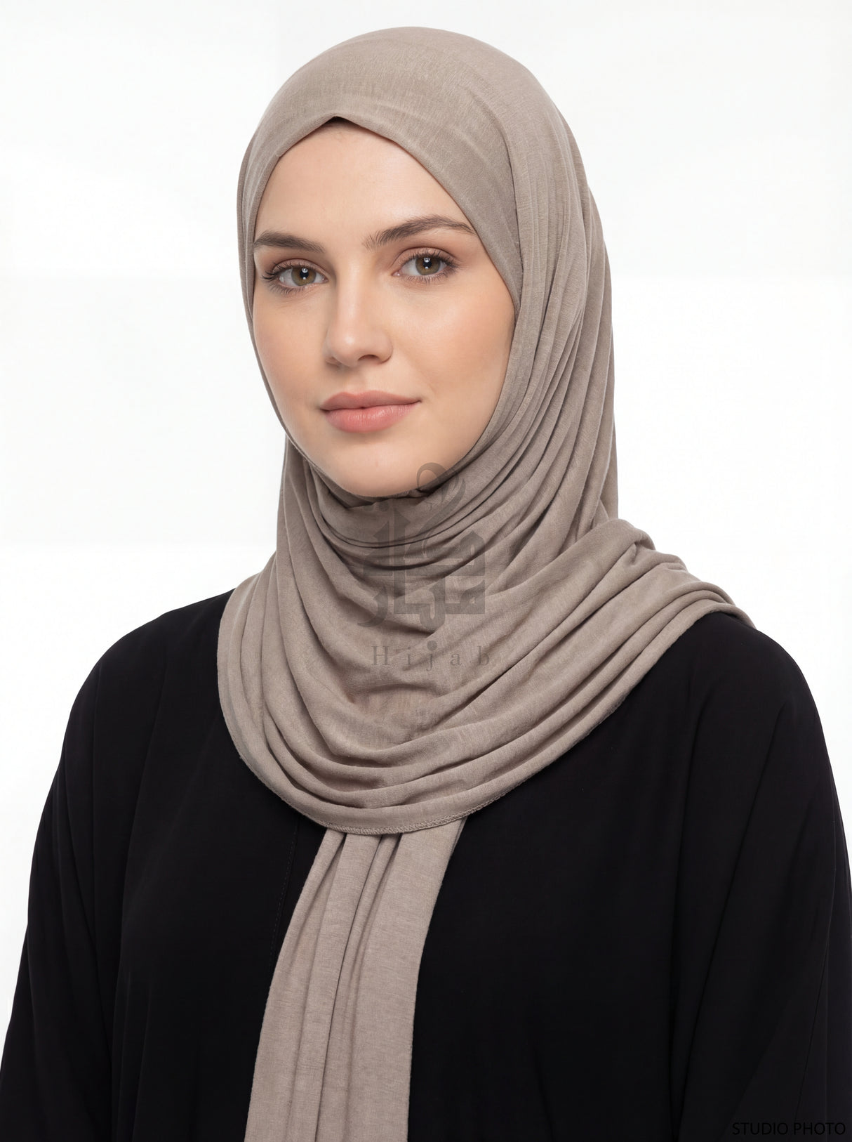 Cotton Jersey Plain Mubaraka Hijab