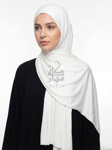Cotton Jersey Plain Mubaraka Hijab