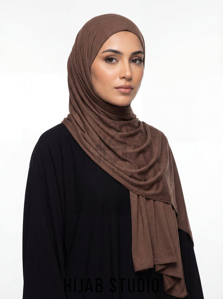 Cotton Jersey Plain Mubaraka Hijab