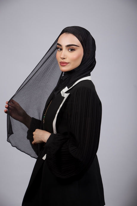 Cashmere Plain Hijab - Mubaraka Hijab