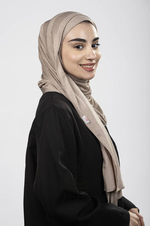 Jacquard Block Printed Mubaraka Hijab