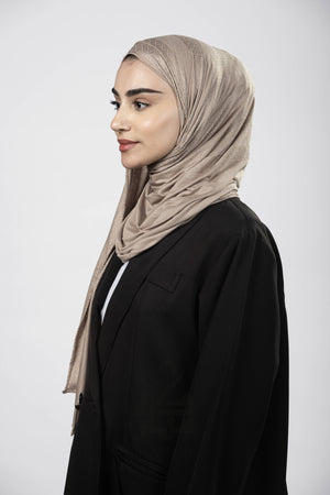 Jacquard Block Printed Mubaraka Hijab