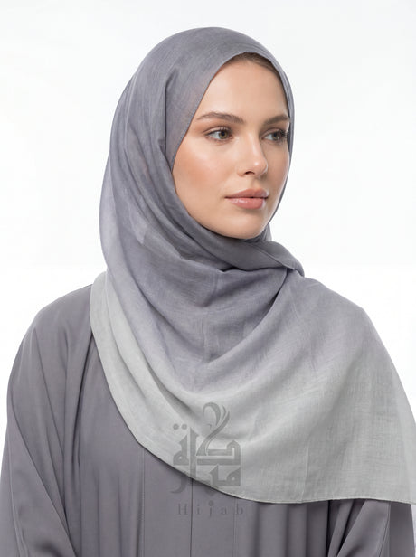 Linen Two Tone Hijab Mubaraka Hijab
