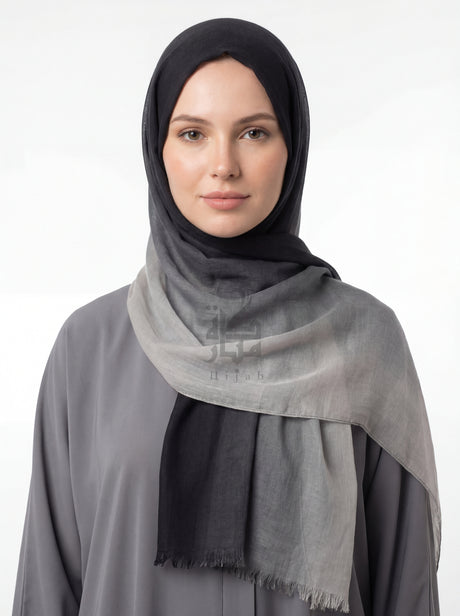 Linen Two Tone Hijab Mubaraka Hijab