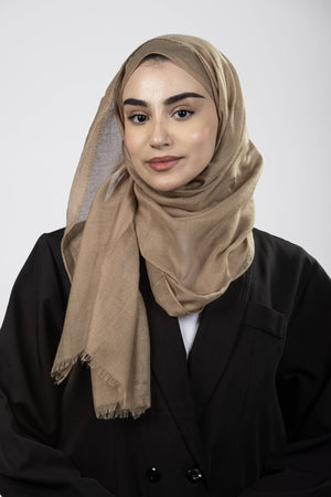 Linen One Tone Mubaraka Hijab