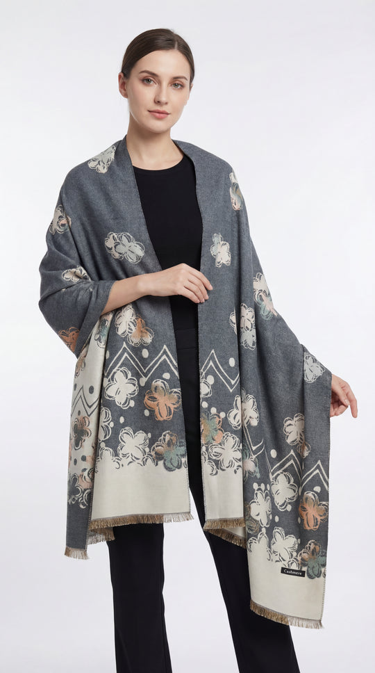 Aafreen™ Cashmere Shawl - Mubaraka Hijab