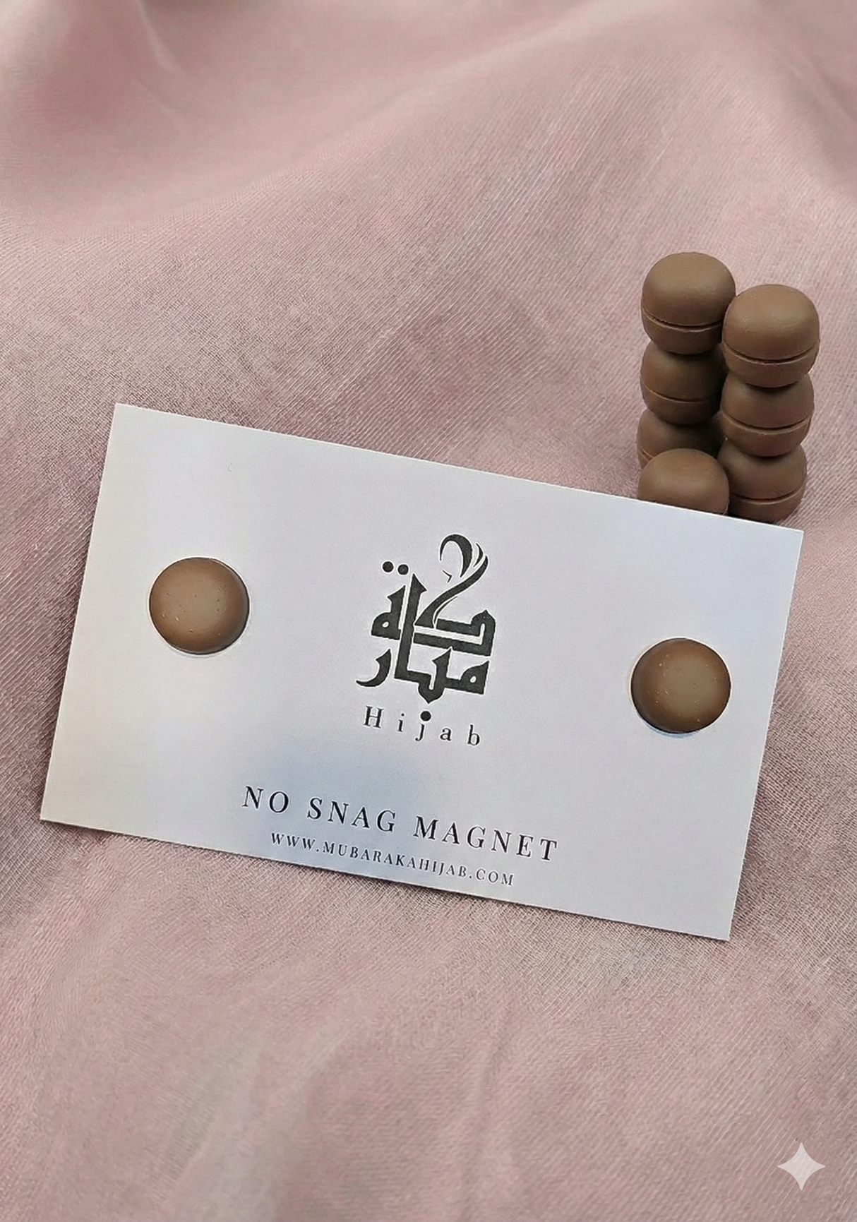 Hijab Magnetic Pin Pair Of 2 Mubaraka Hijab