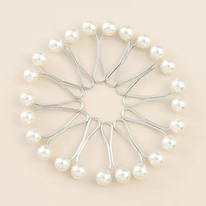 Pearl Hijab Scarf Clips Pin Mubaraka Hijab