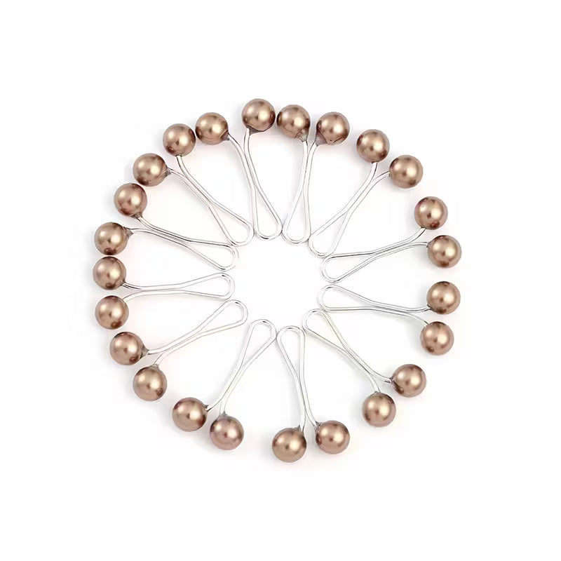 Pearl Hijab Scarf Clips Pin Mubaraka Hijab